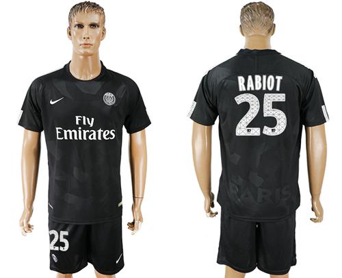 Paris Saint-Germain #25 Rabiot Sec Away Soccer Club Jersey